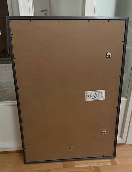 2 st tavlor med ram