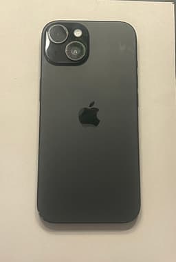 Apple iPhone 15 mobiltelefon svart