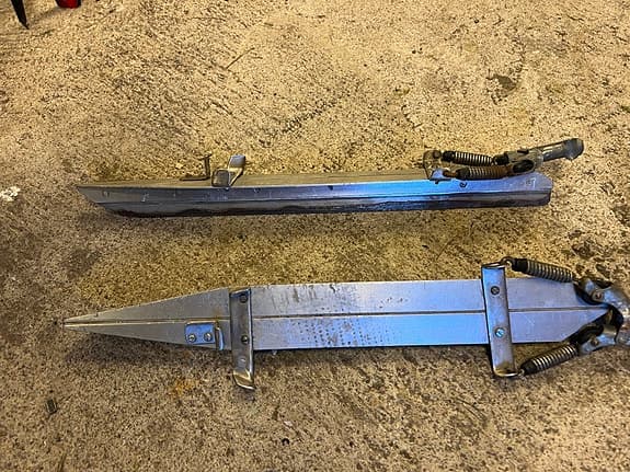 Långfärdsskridskor 50cm, gammal modell.