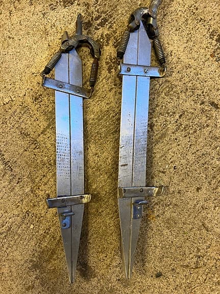 Långfärdsskridskor 50cm, gammal modell.