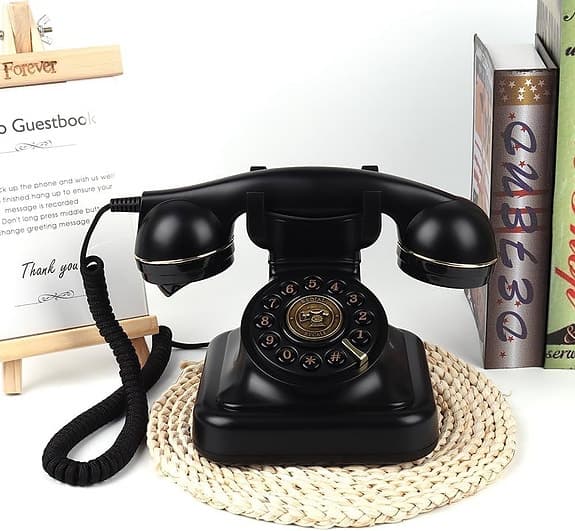 Retro telefon - Digital ljudgästbok - Uppladdningsbar