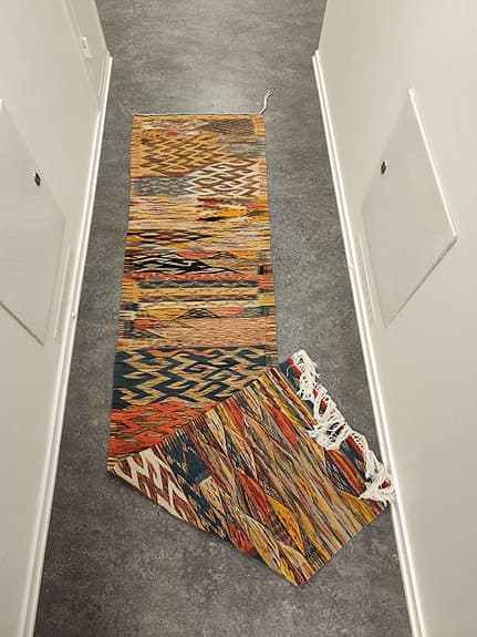 Ny unik äkta mästerverk Berber ekologisk ull matta 72×258