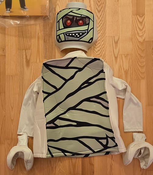 Lego Mumie maskeraddräkt storlek M 7-8 år