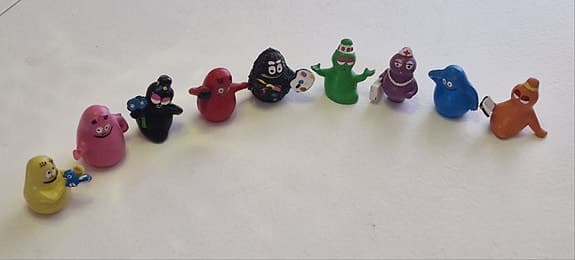 Samlarfigurer, samtliga i Barbapapa familjen!