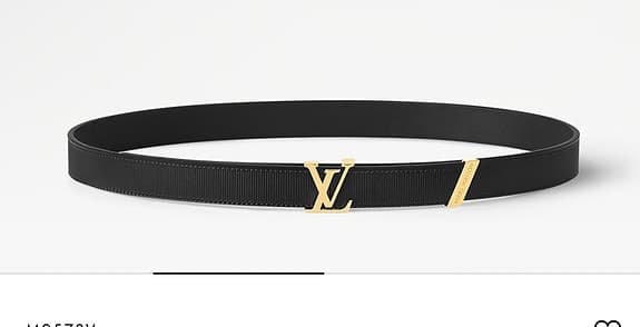 Louis Vuitton midjebälte bälte storlek 70, modell 20 mm!