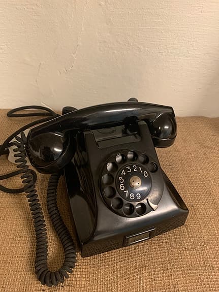 Backelittelefon 1940-1950 tal.