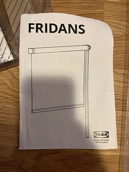 Helt ny Fridans mörkläggningsgardin