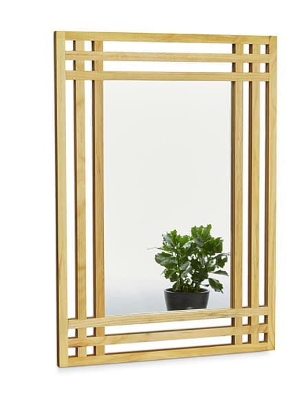 Väggspegel i trä 70×50 cm – Ny i kartong