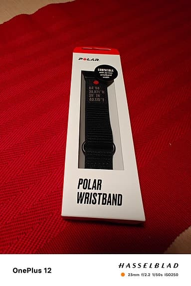 Polar hook & loop nylonarmband, 22 mm