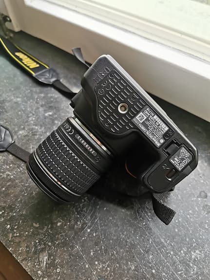 Nikon D3500 DSLR-kamera med AF-P DX NIKKOR 18-55mm objektiv