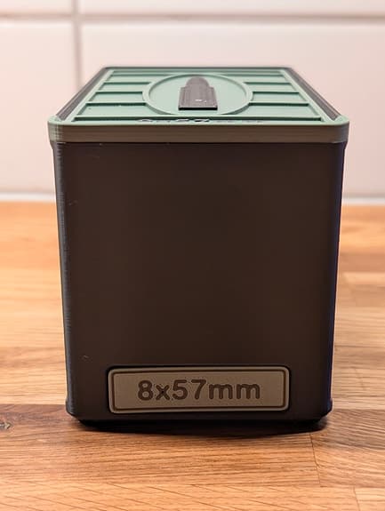 8x57 - ammunitionslåda x50 skott