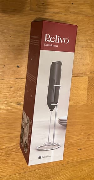 Elektrisk Visp/Mjölkskummare/stavmixer. Helt ny oöppnad Relivo mixer