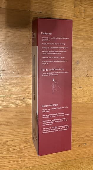 Elektrisk Visp/Mjölkskummare/stavmixer. Helt ny oöppnad Relivo mixer