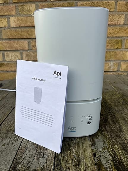 Luftfuktare för eterisk olja med ljusspel