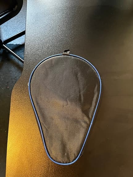 Double Fish Bordtennisracketfodral blå svart.