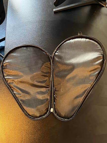 Double Fish Bordtennisracketfodral blå svart.