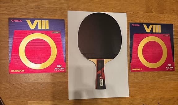 Nyskick pingisracket offensiv YINHE &XIOM