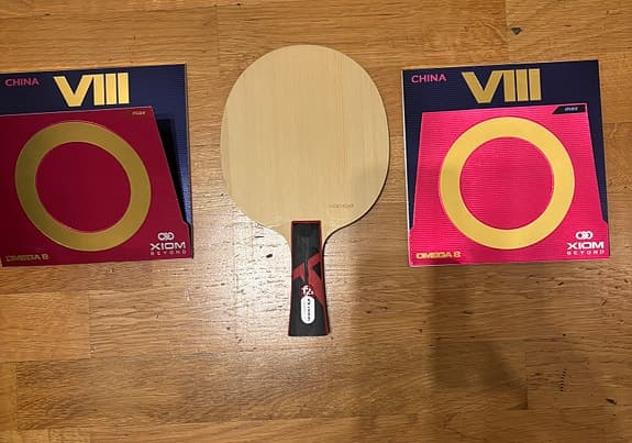 Nyskick pingisracket offensiv YINHE &XIOM