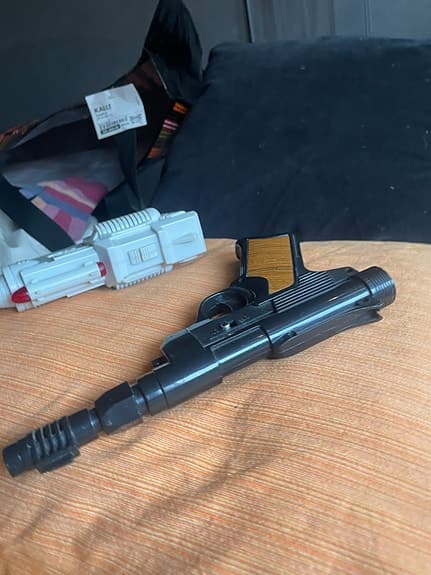 SÄLLSYNT UFO SHADO Ed Straker pistol Replika Propellerpistol SÄLLSYNT