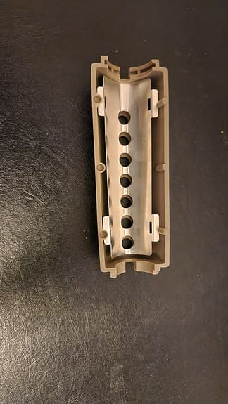 Del av handguard från ett AR16 gevär