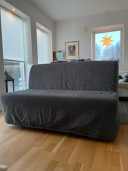 IKEA LYCKSELE LÖVÅS BÄDDFOFFA