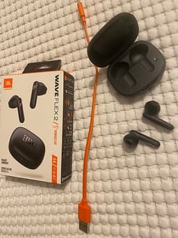 JBL Wave Flex 2 Trådlösa hörlurar Svart