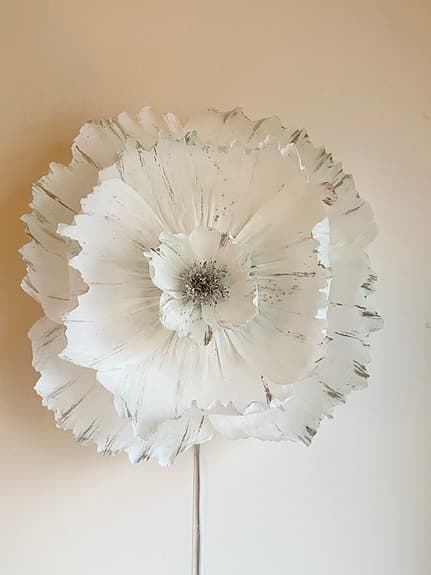 Handgjord vägglampa