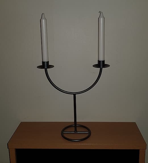 Ljusstake för 2 ljus