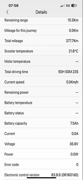Xiaomi Mi Electric Scooter Elscooter 25 km/h Svart