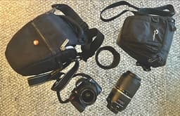 Nikon D3400 + AF-P Nikkor 18-55mm + Tamron SP 70-300mm objektiv