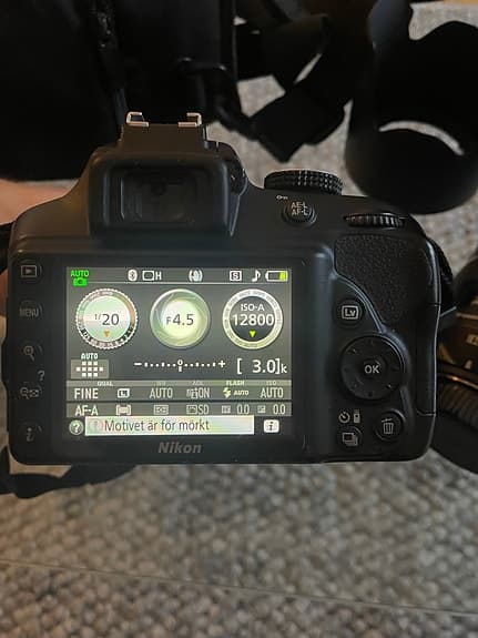 Nikon D3400 + AF-P Nikkor 18-55mm + Tamron SP 70-300mm objektiv