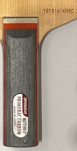 Butterfly Primorac-carbon lackad rätt