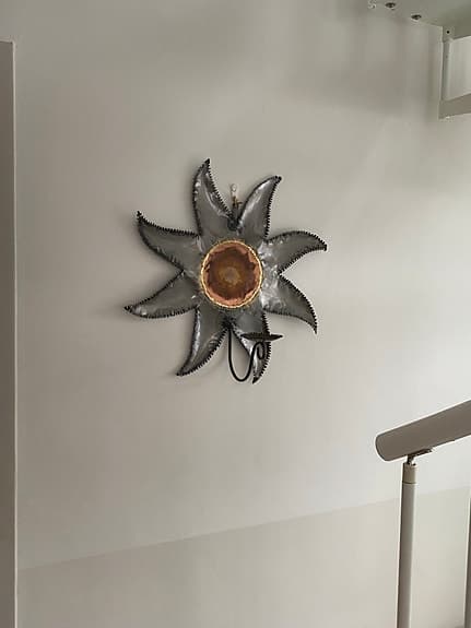 Vägghängd ljusstake