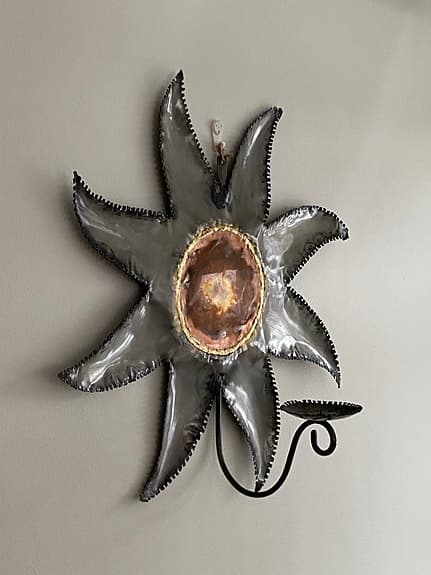Vägghängd ljusstake