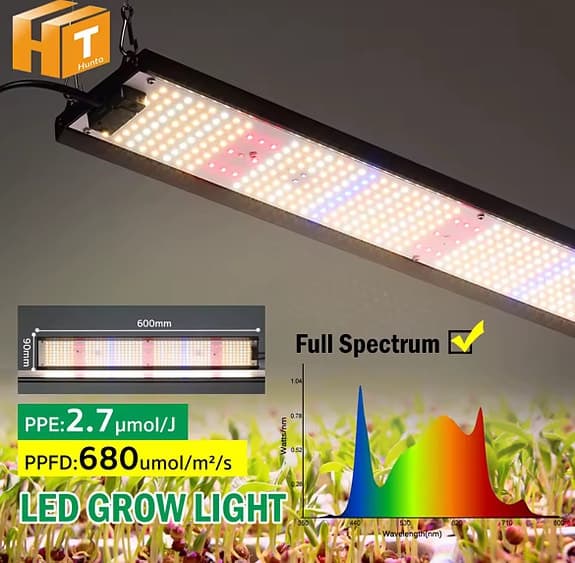 HT LED Grow Light Full Spectrum 85W
