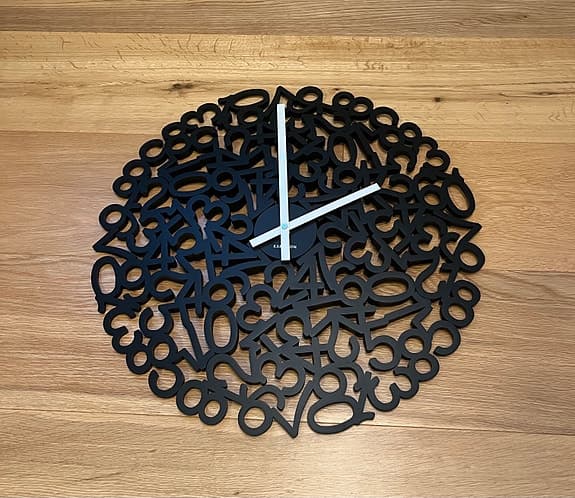 Väggklocka - Mixed numbers