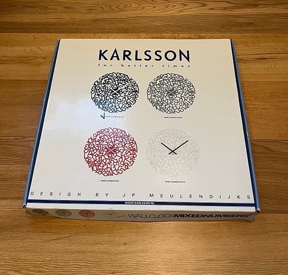 Väggklocka - Mixed numbers