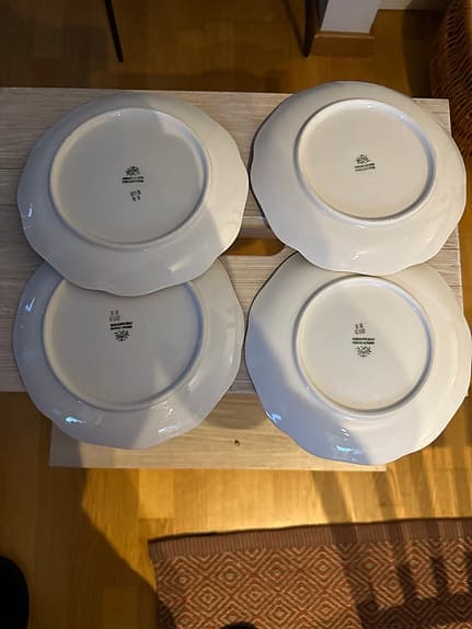 Rörstrand Assietter med fruktmotiv 4-pack
