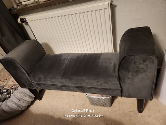 Sammets sittbänk