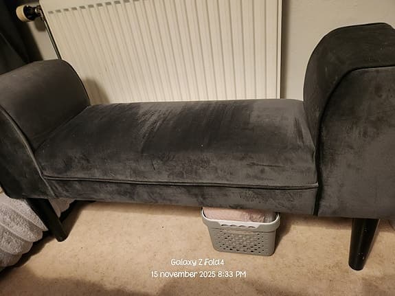 Sammets sittbänk