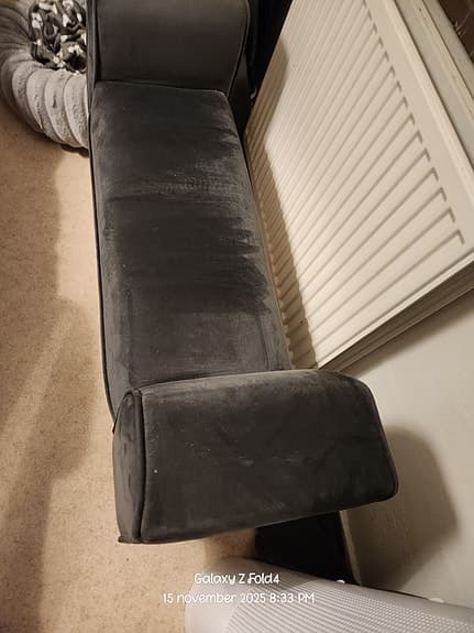 Sammets sittbänk