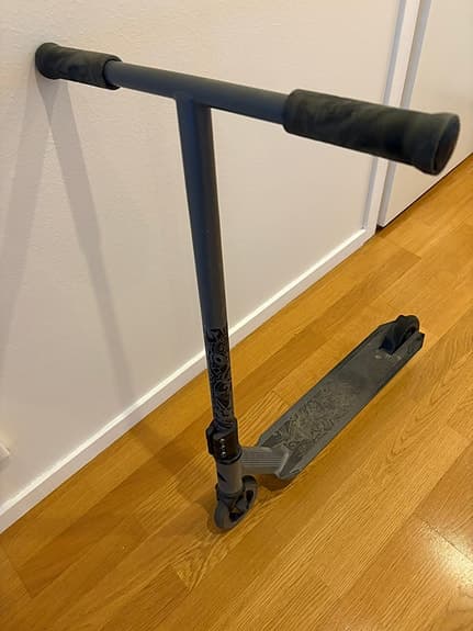 Parkour sparkcykel