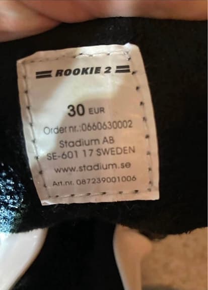 Stadium Rookie 2 Barnskridskor Storlek 30