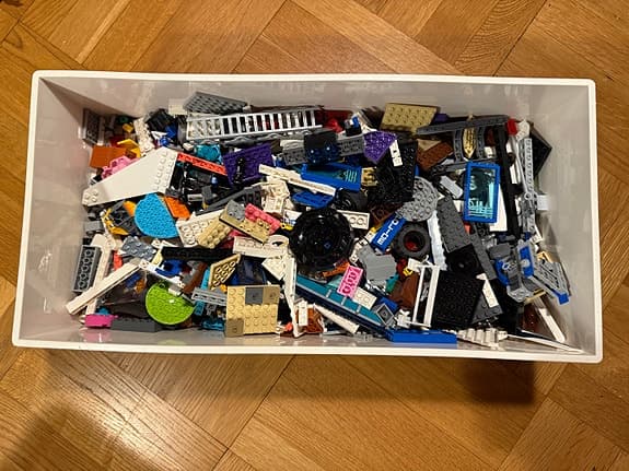 3lådor LEGO ca 9kg
