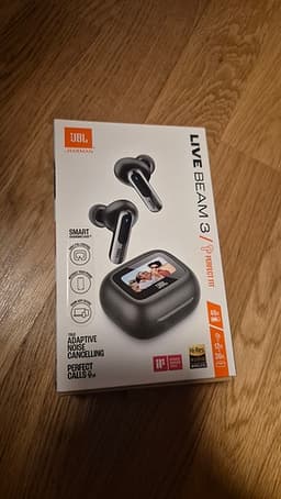 JBL Live Beam 3 Trådlösa hörlurar svart