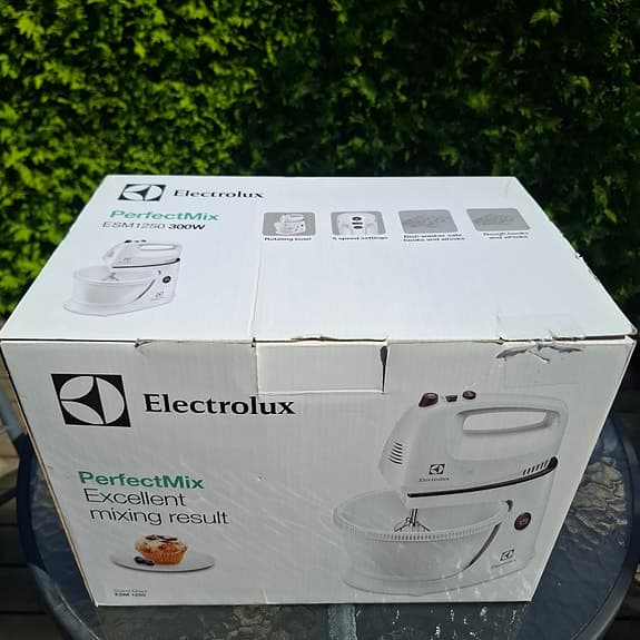 Electrolux PerfectMix ESM1250 elvisp med skål 300W vit