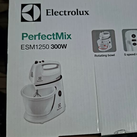 Electrolux PerfectMix ESM1250 elvisp med skål 300W vit