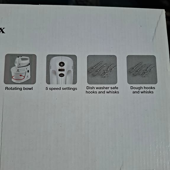 Electrolux PerfectMix ESM1250 elvisp med skål 300W vit