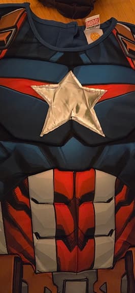 Marvel Captain America utklädningskläder storlek 7-8 år