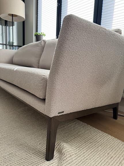 3-sits soffa bröderna Andersson ljusgrå / beige